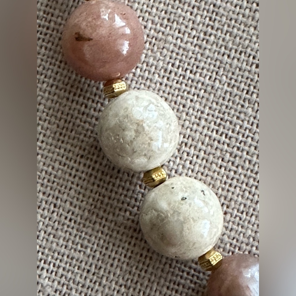 22 inch Moonstone and Jasper bead necklace NWOT - Picture 10 of 16